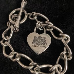 Juicy Couture silver chain bracelet